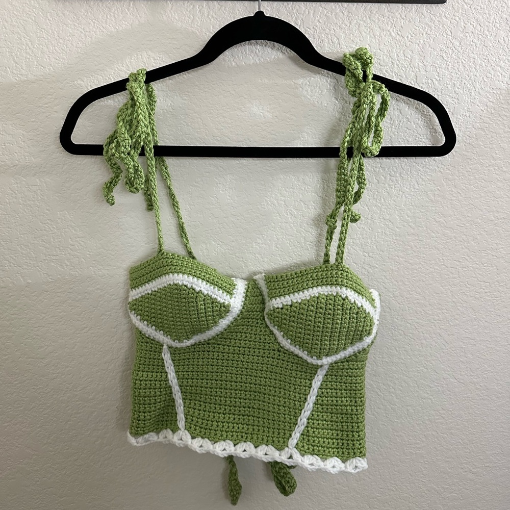 Handmade Crochet Corset Top